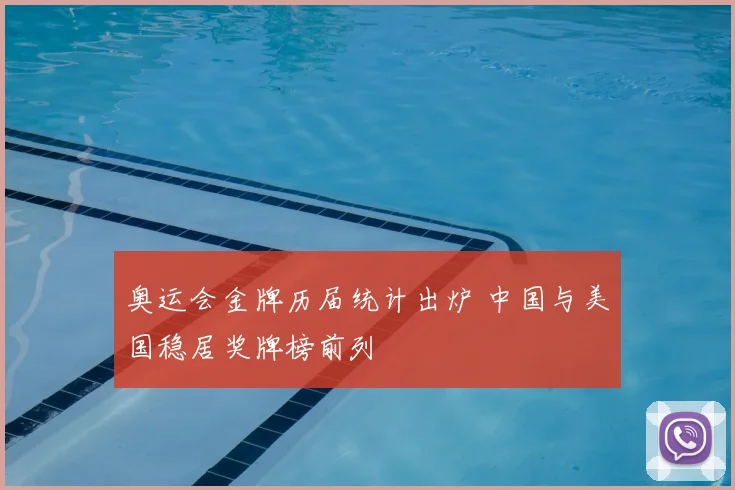 奥运会金牌历届统计出炉 中国与美国稳居奖牌榜前列