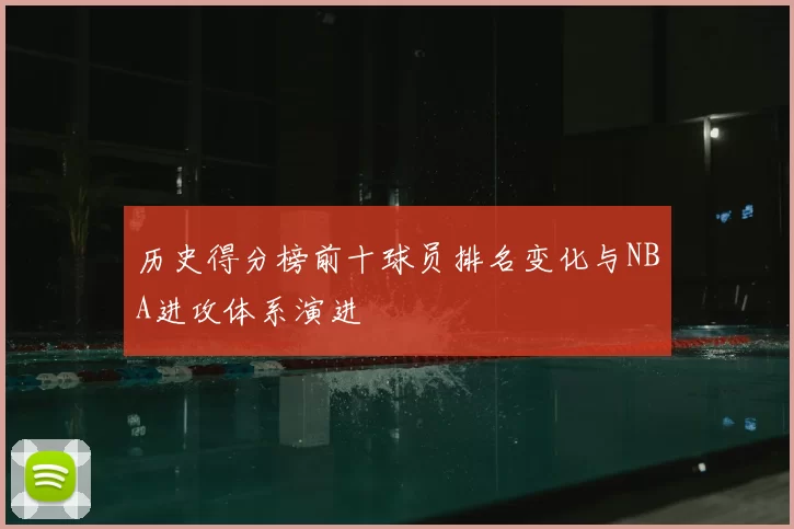 历史得分榜前十球员排名变化与NBA进攻体系演进