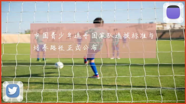 中国青少年选手国家队选拔标准与培养路径正式公布